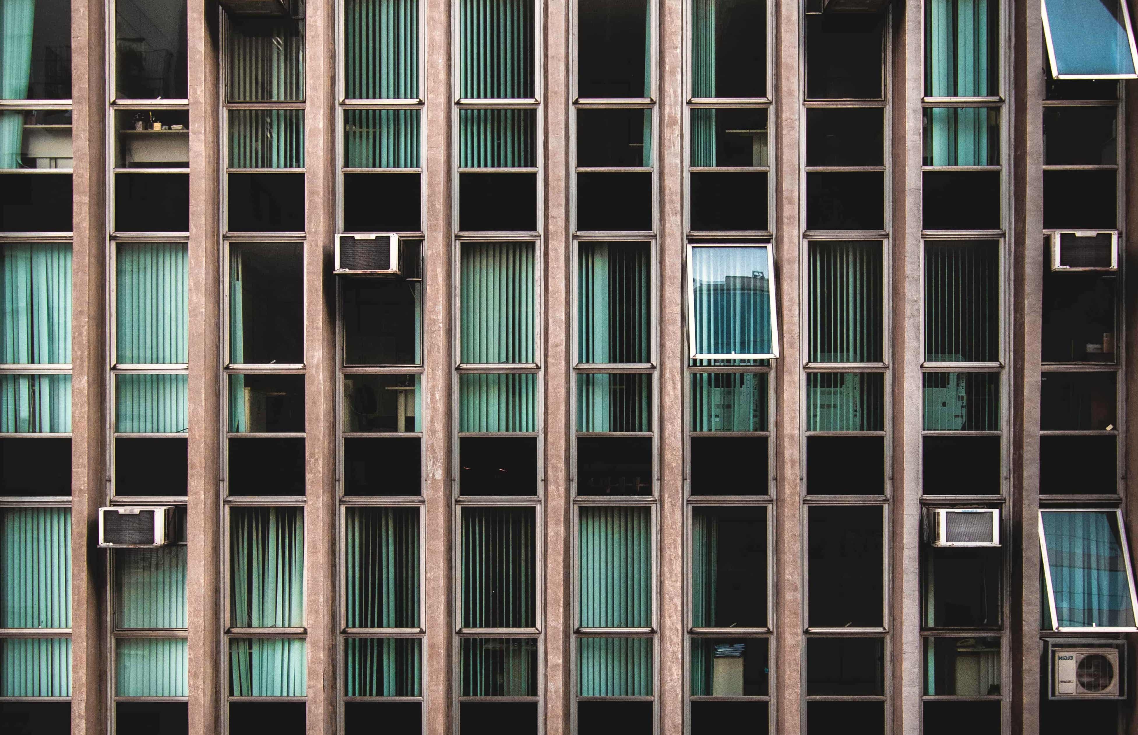 aircon units outside concrete