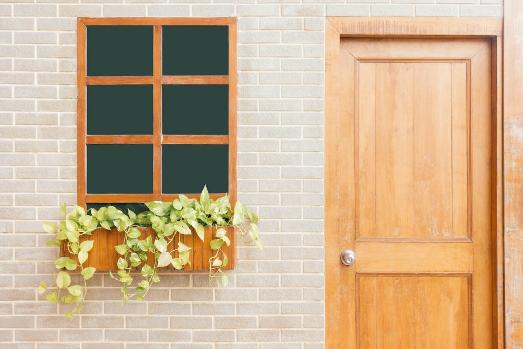 wooden classic door