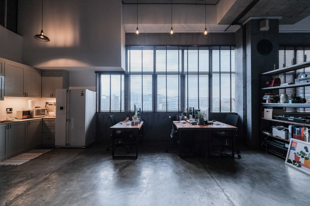 industrial interior design, commercial