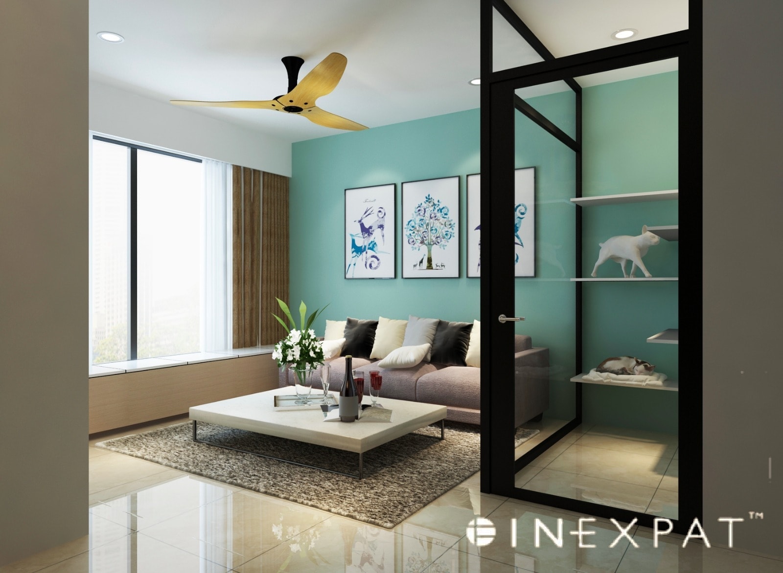 HDB living room, HDB living room design