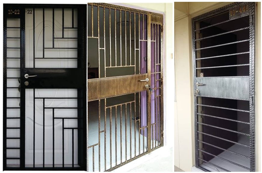 Simple Wrought Iron Gate by Goodhill