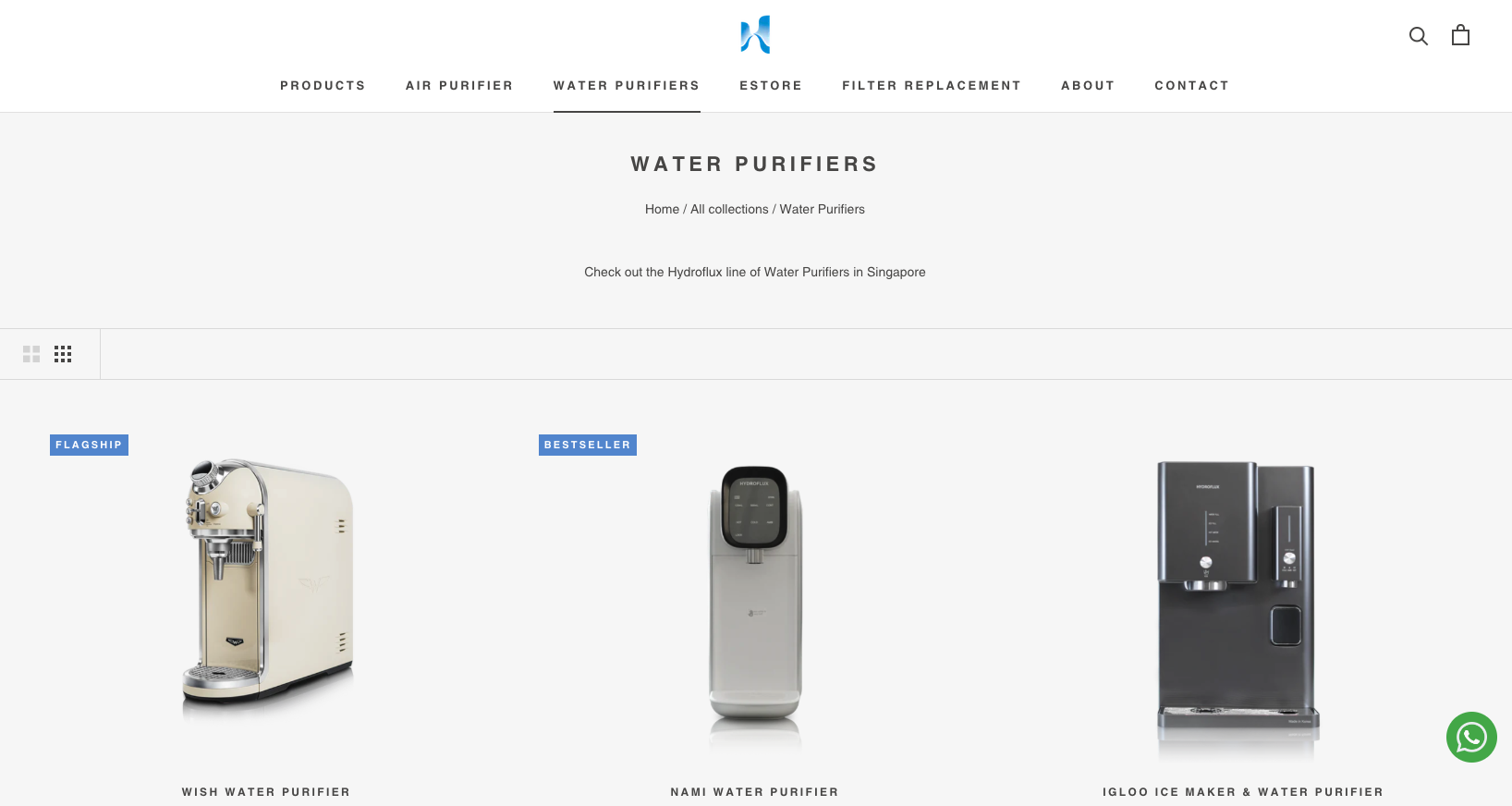 hydroflux water dispenser