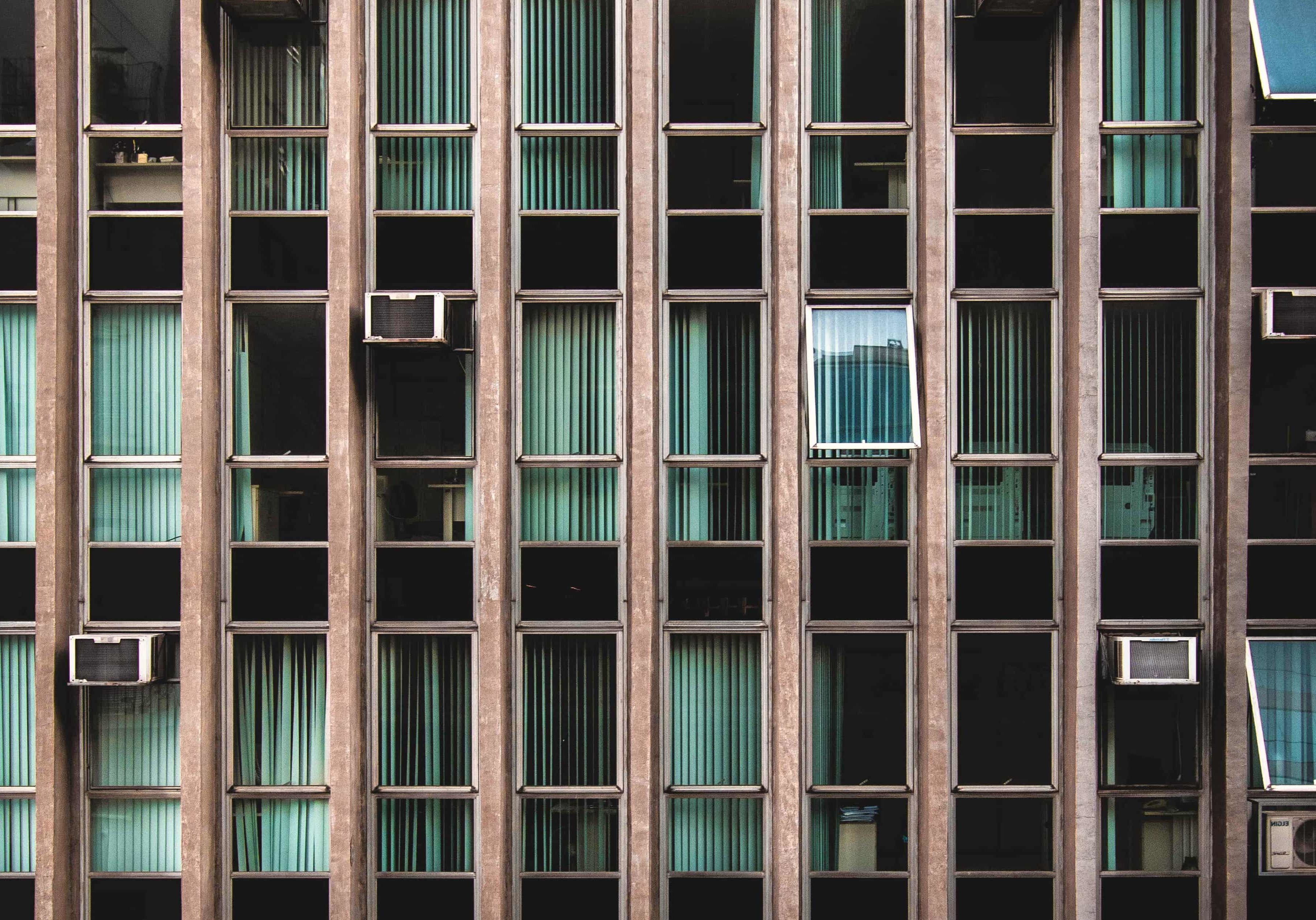 aircon units outside concrete