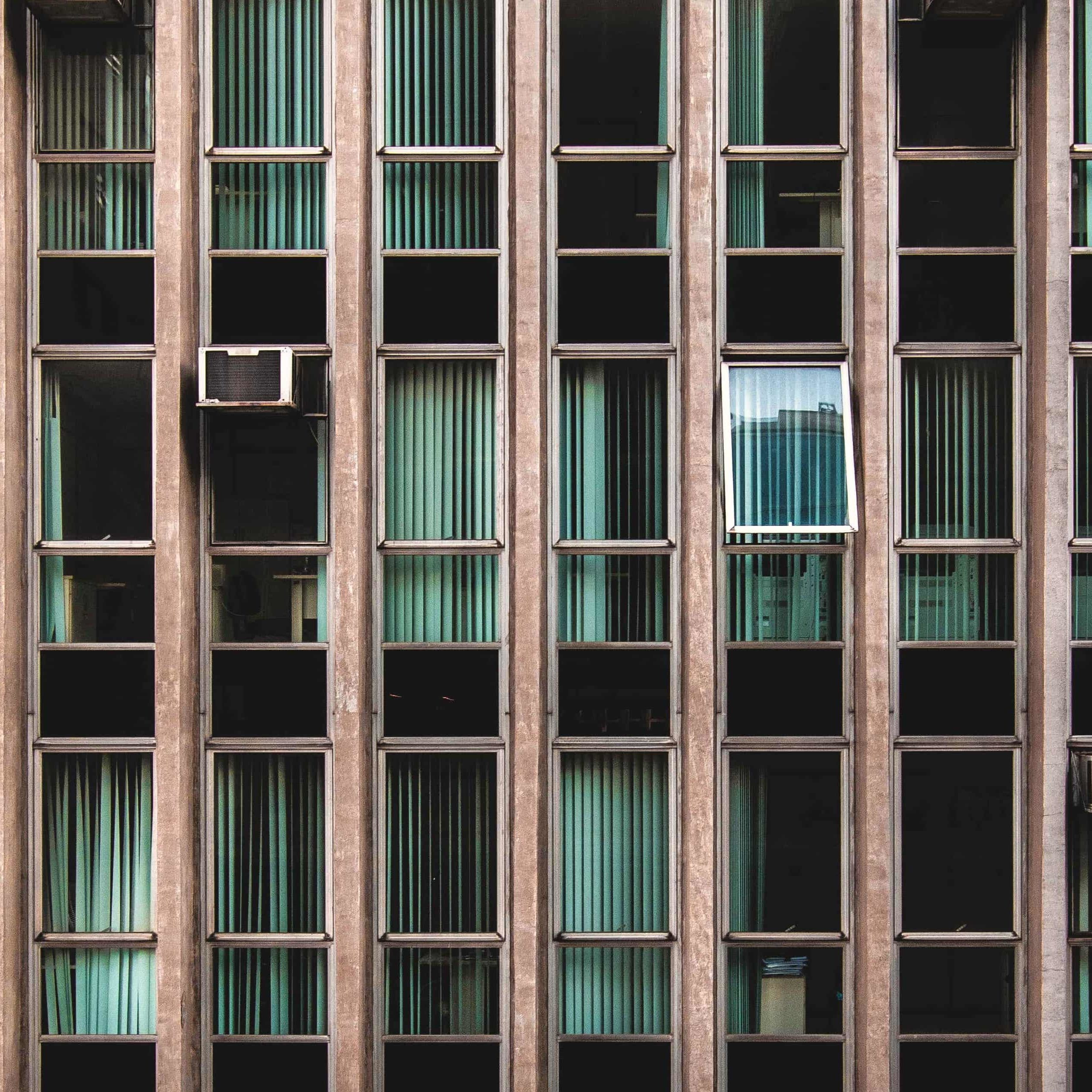 aircon units outside concrete