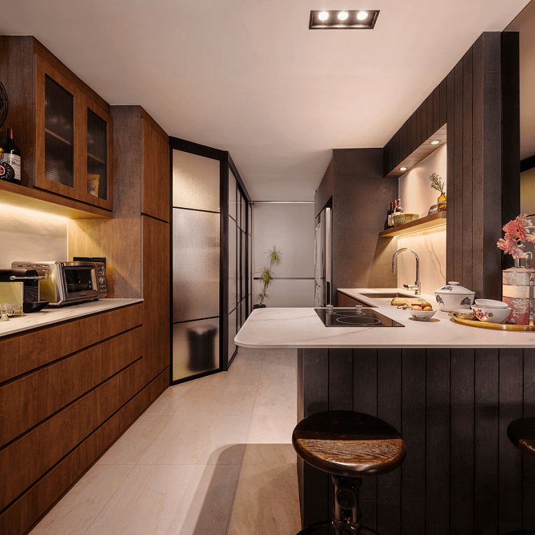 space factor kitchen design earthy modern eunos-min