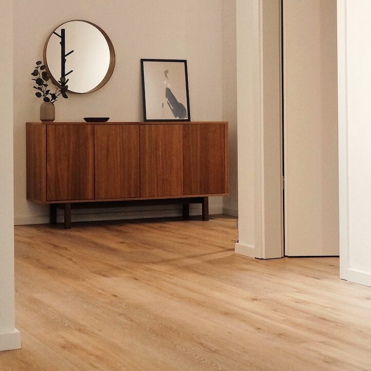 vinyl flooring of a home
