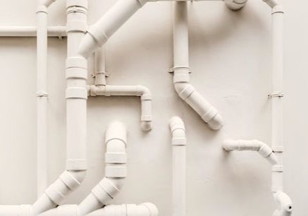 white pipes