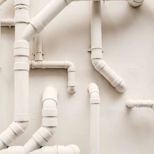 white pipes