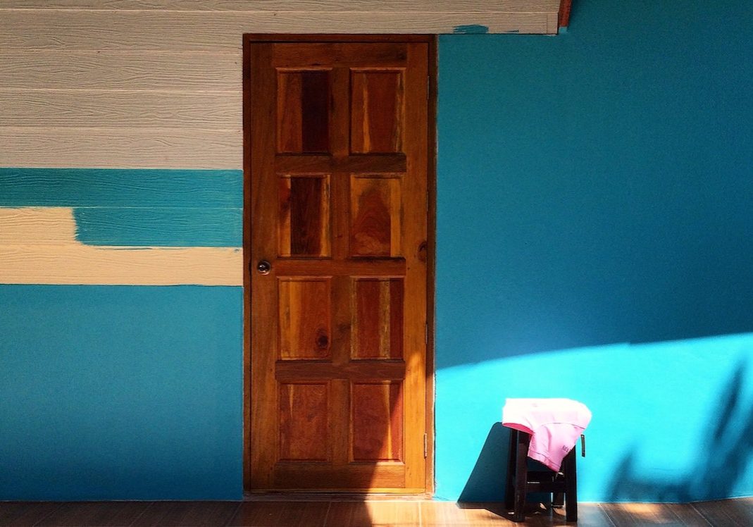 wooden door